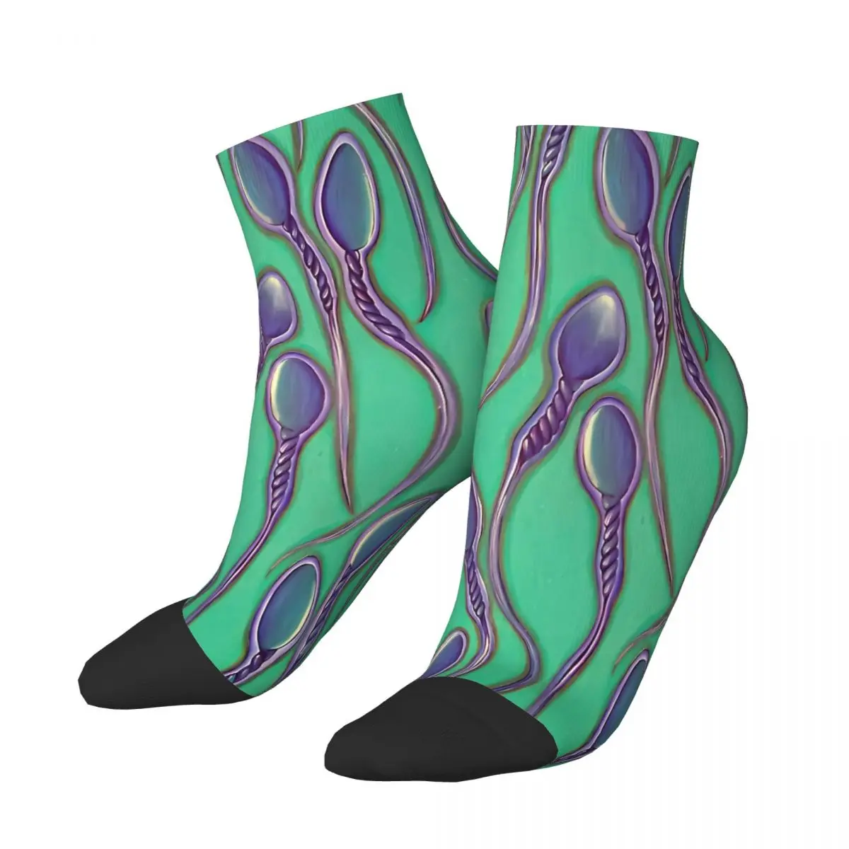 

Sperms Pop Art Ankle Socks Male Mens Women Winter Stockings Printed