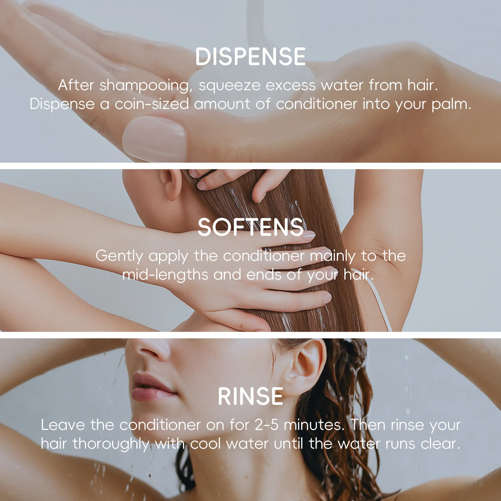 LAIKOU Milk Conditioner 400ml Moisturizes, Smoothes, Prevents Frizz, Cares for Permed, Straightened and Dyed Damaged Hair