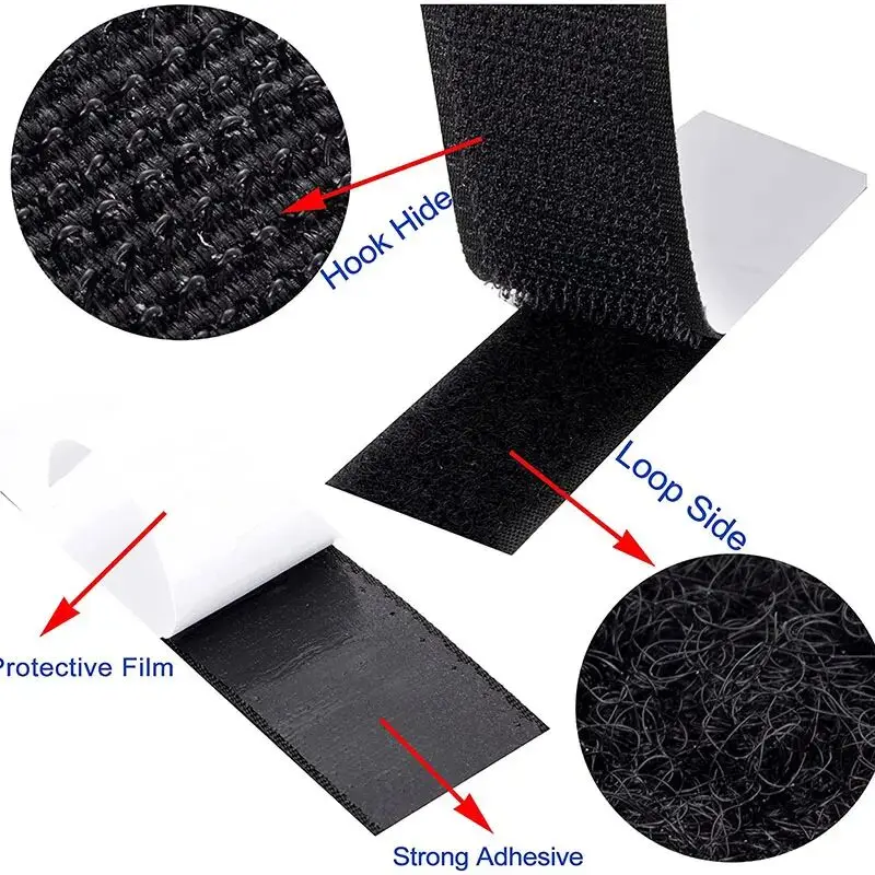 Tape Self Adhesive - TRACOMPAN 5Pcs Heavy Duty Hook & Loop Strips, 30