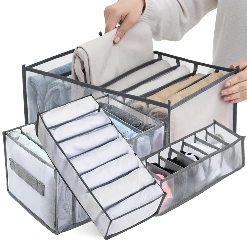 Clothes Organizer Storage Box Drawer Organizer Jeans Organization Storage Box Closet Organizer Clothing Organization System Drawer Organizers Cabinet Pants Storage Organizer