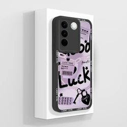 Fashion Design Pattern Soft Silicone Anti - Drop Phone Case for Vivo V27 Pro 5G (TYB967)