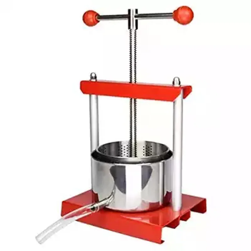 Cheese Tincture Herb Fruit Wine Manual Press Extractor Stainless Steel Barrels Press Machine for Juice, Vegetable,Wine,Olive
