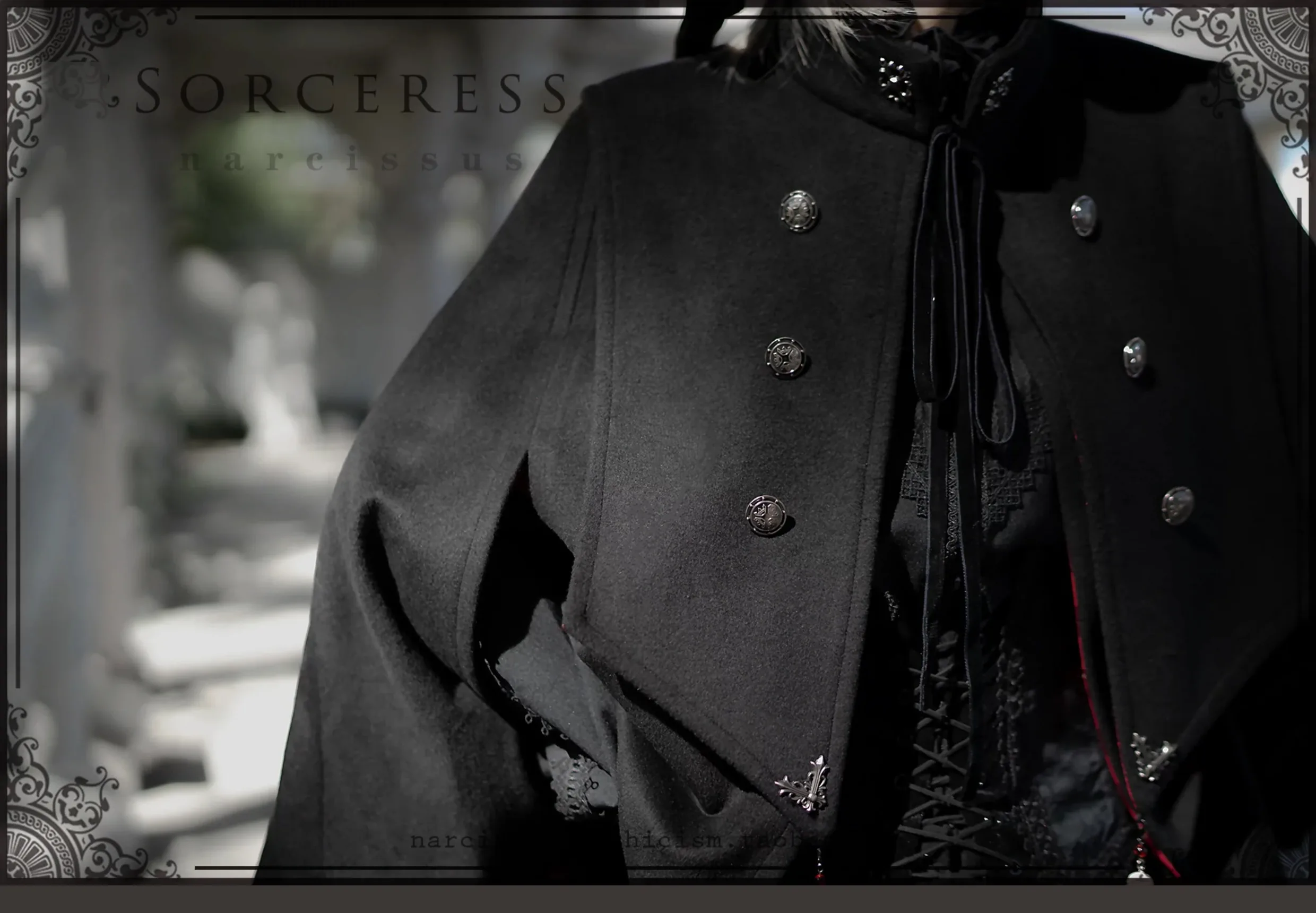 Sorceress Victoria Cloak Dark Gothic Wind Stagnant Shadow by Narcissus-Pre-order