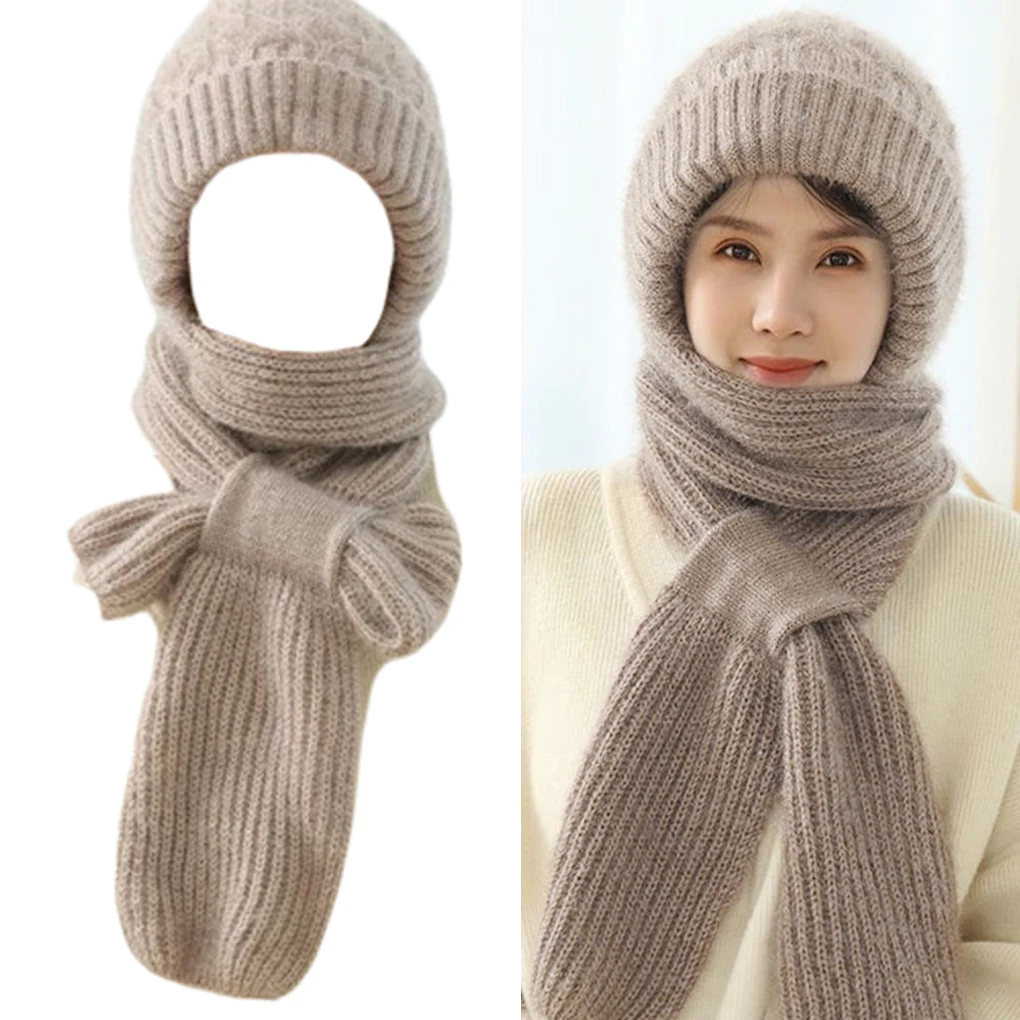 Polyester Hooded Scarves For Winter Versatile And Stylish Accessories For Every Outfit Winter Hats