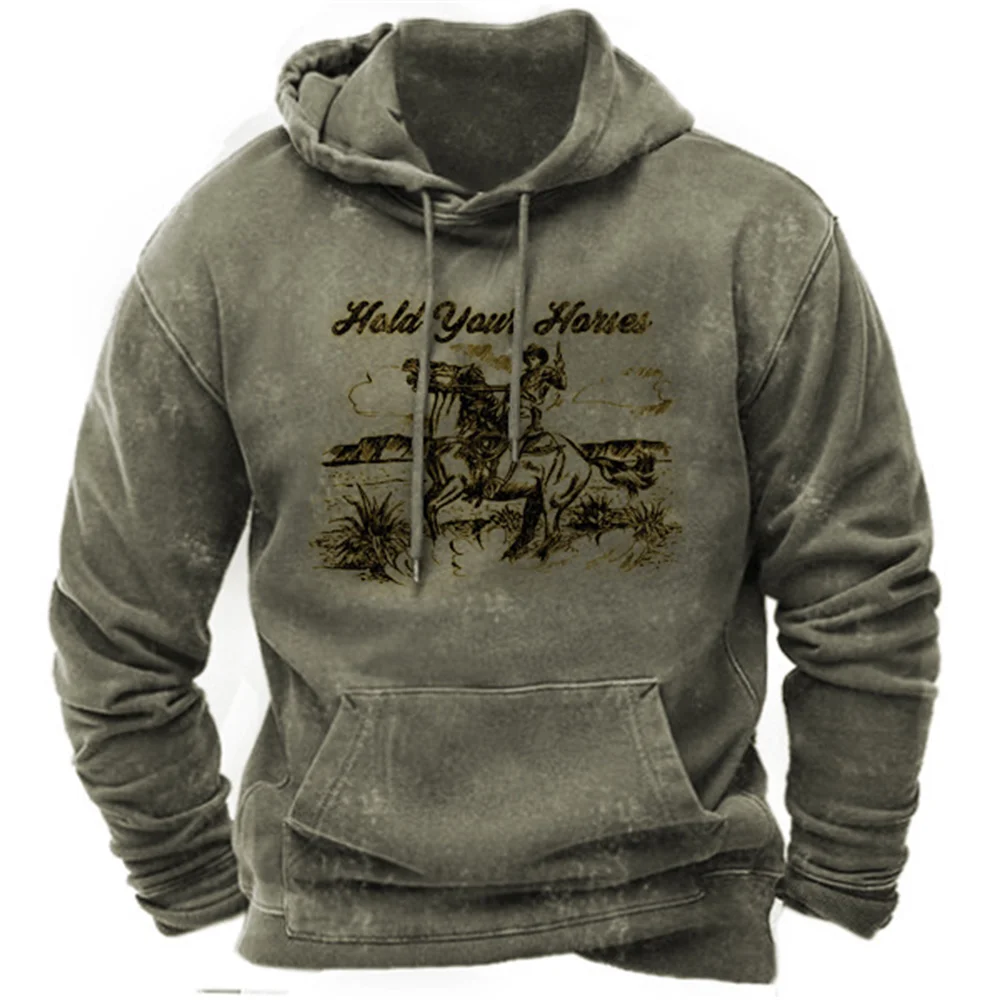 Yellowstone National Park Vintage Men Hoodies Print Pullovers Oversized O-neck Tops Tee Outdoor Streetwear Men Clothing Hot S10a2e9eed393427eb4a360910f1ebeeaV