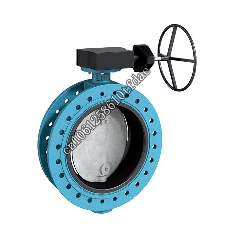 

Double flange PN10 PN16 Ductile iron body concentric type butterfly valve dn500