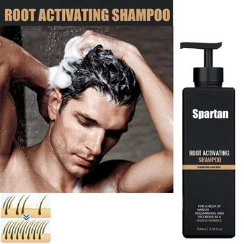 Shampoo per l'attivatore delle radici spartane Riduce la perdita dei capelli Pulisci la forfora Nutrire Idratare il cuoio capelluto Migliora la qualità dei capelli Prodotto per la cura dei capelli
