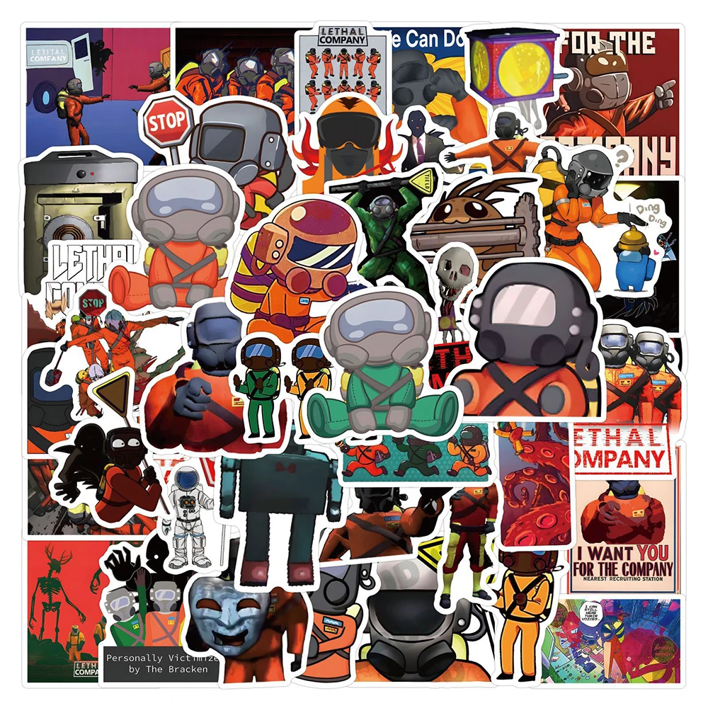 10/30/50 шт., водонепроницаемые Стикеры для скейтборда, ноутбука, мотоцикла