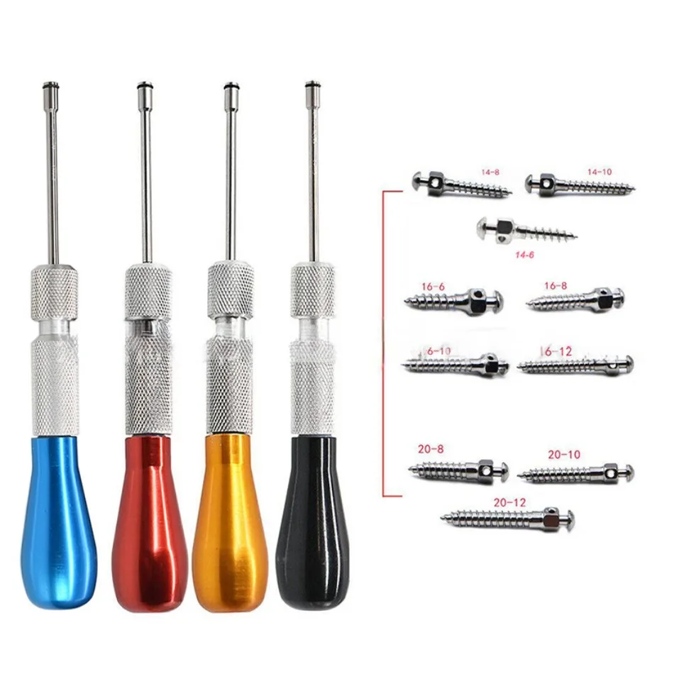 Self Drilling Tool Kit Orthodontic Micro Screw Driver Dental Instrument  Fixation