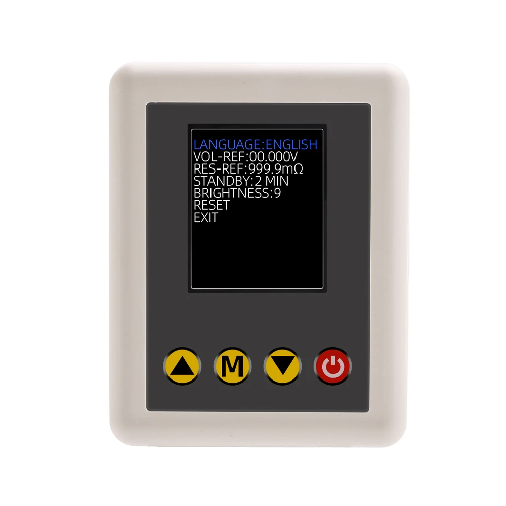 Voltage Tester Transistor Tester Resistance Tester 4-Wire DC5V High Precision Voltage Internal Resistance Tester 1.77&Prime; TFT Display 0.1m&Omega;~20&Omega; 0.001V~45V Lithium Battery Test TS4520