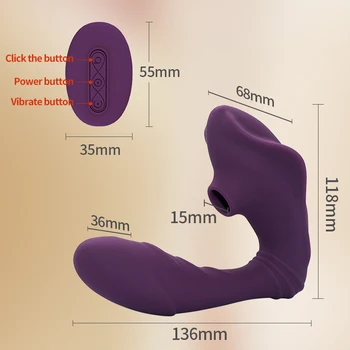 Remoter Control Sucking Vibrators For Women Vagina G Spot Massager Nipple Sucker Clitoris Stimulator Female Dildo Adult Sex Toys 6