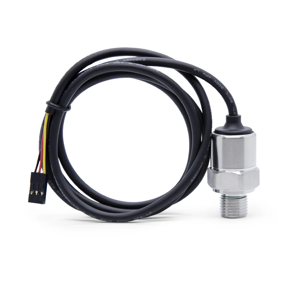 Pressure Transmitter for Water Oil Gas 5-12V 0.5-4.5V SS316L G1/4 I2C Transducer Sensor for PLC Arduino STM32 Terminal Connector pressure sensor