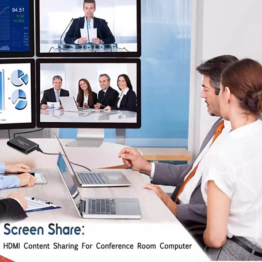 휴대용 비디오 캡처 카드, HDMI 오디오 비디오 캡처 장치, 4K 비디오 캡처 카드, USB 3.0, 1080P, 60fps