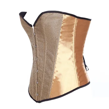 Women's Bustiers Corsets Glitter Corset Vintage Lace Up Bustier Sparkly Corselet Party Night Outfits Clubbing Carnival Costumes 2