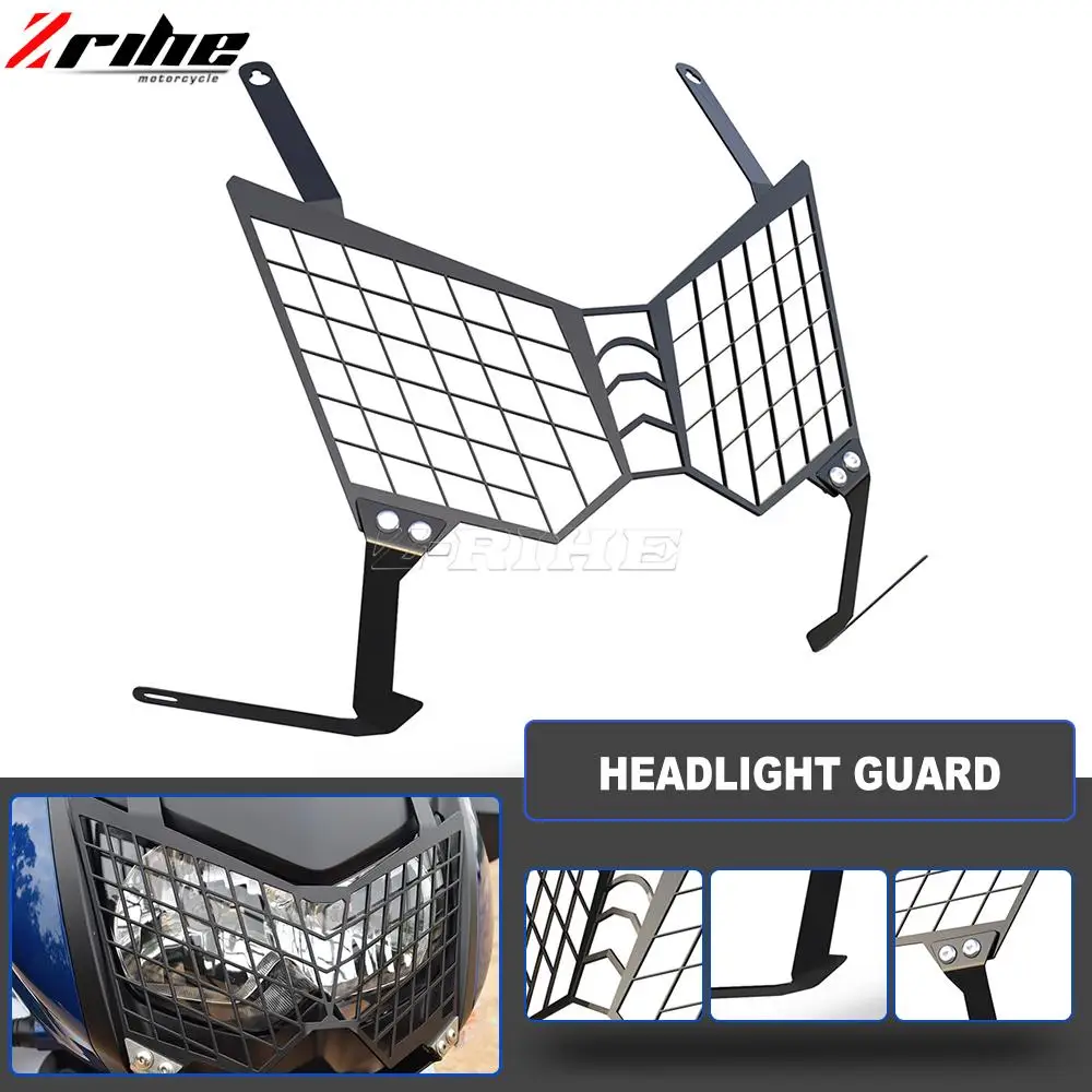 

Motorcycle Headlight Grille Grill Guard Protector Head Lamp Cover For Kawasaki KLR650 2008-2018 KLR klr 650 2009 2010 2011 2012