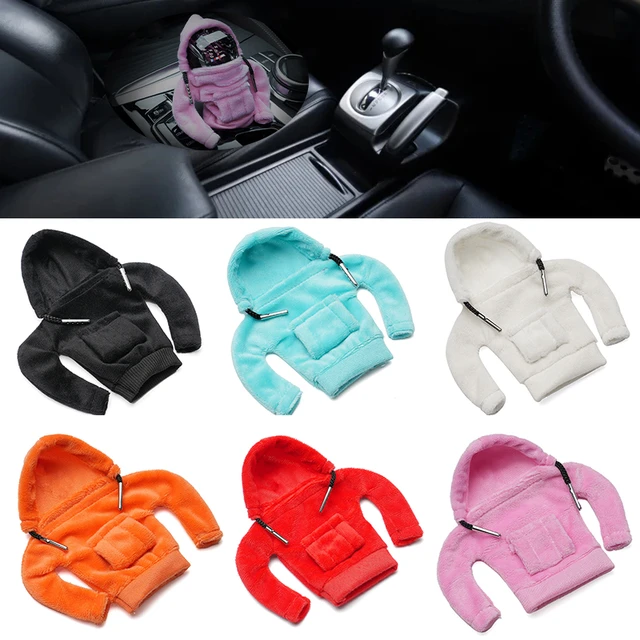 Fashion Gearshift Hoodie Car Gear Shift Knob Cover Hoodie Car Gear Shift  Cover Manual Handle Gear Sweatshirt Change Lever Cover - AliExpress