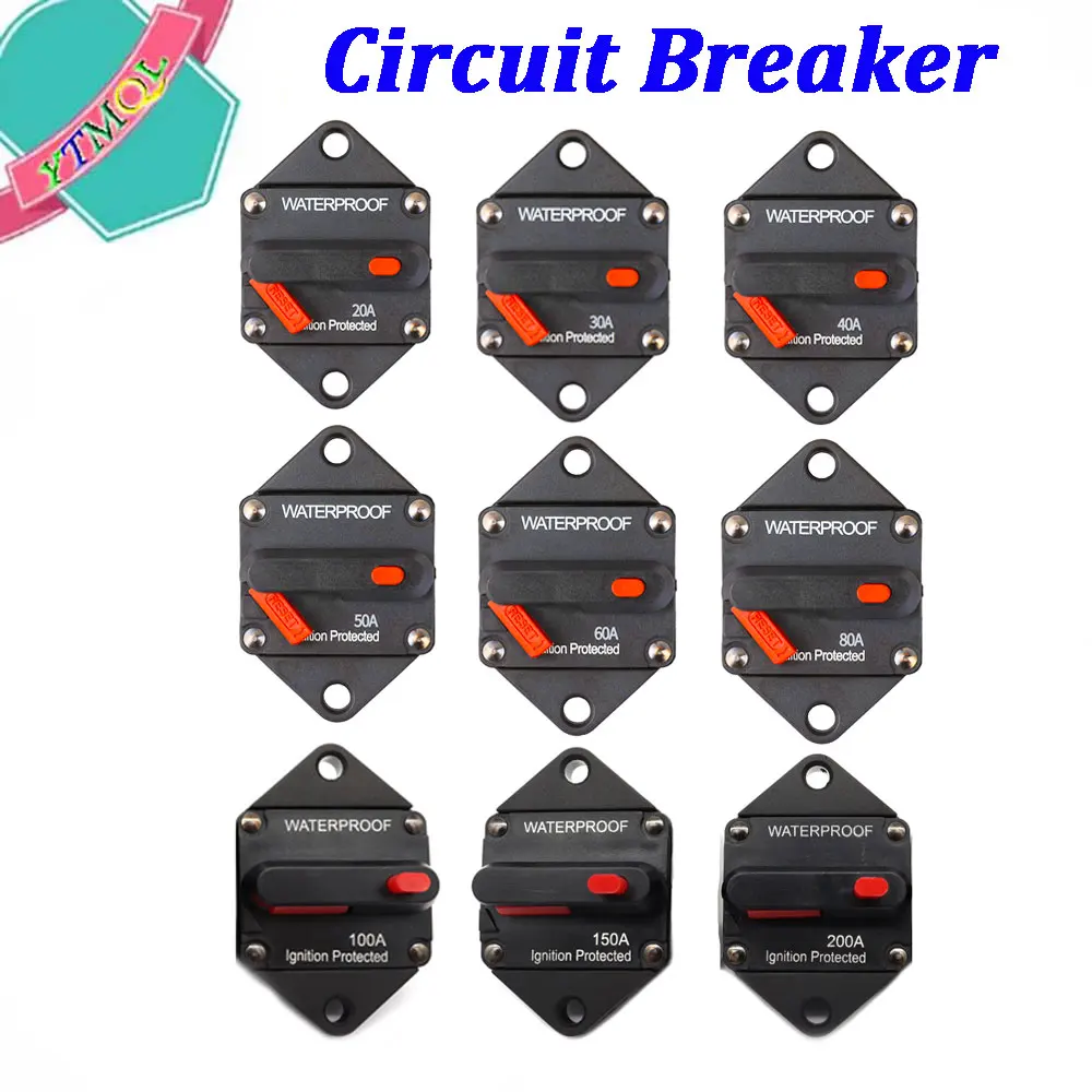 1Pcs Car Audio Amplifier Circuit Breaker Fuse Holder Stereo Amplifier