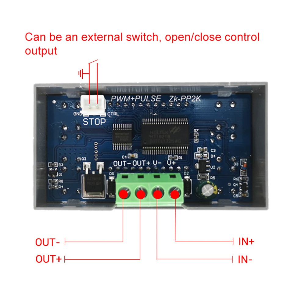 Driver Motor Speed Controller PWM Pulse Dual Modes Design Regulator 150W LED Dimmer Pulse Frequency Duty Ratio Adjustable Drive