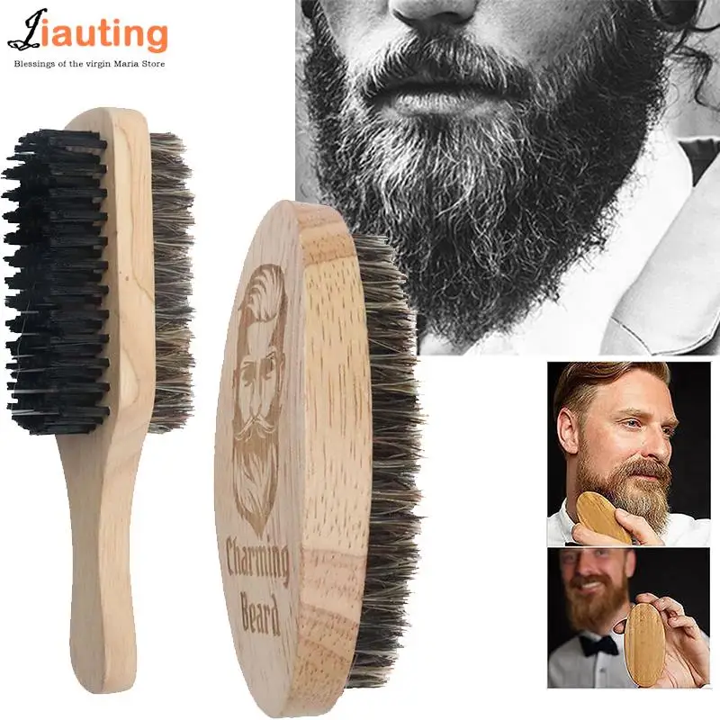 

1 шт., Мужская кисть для бритья с натуральной щетиной кабана