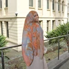 1 pièces Ramadan Hijab imprimé léopard femmes bohème aquarelle doux musulman Hijabs Floral respirant châle enveloppement écharpe foulard chaud