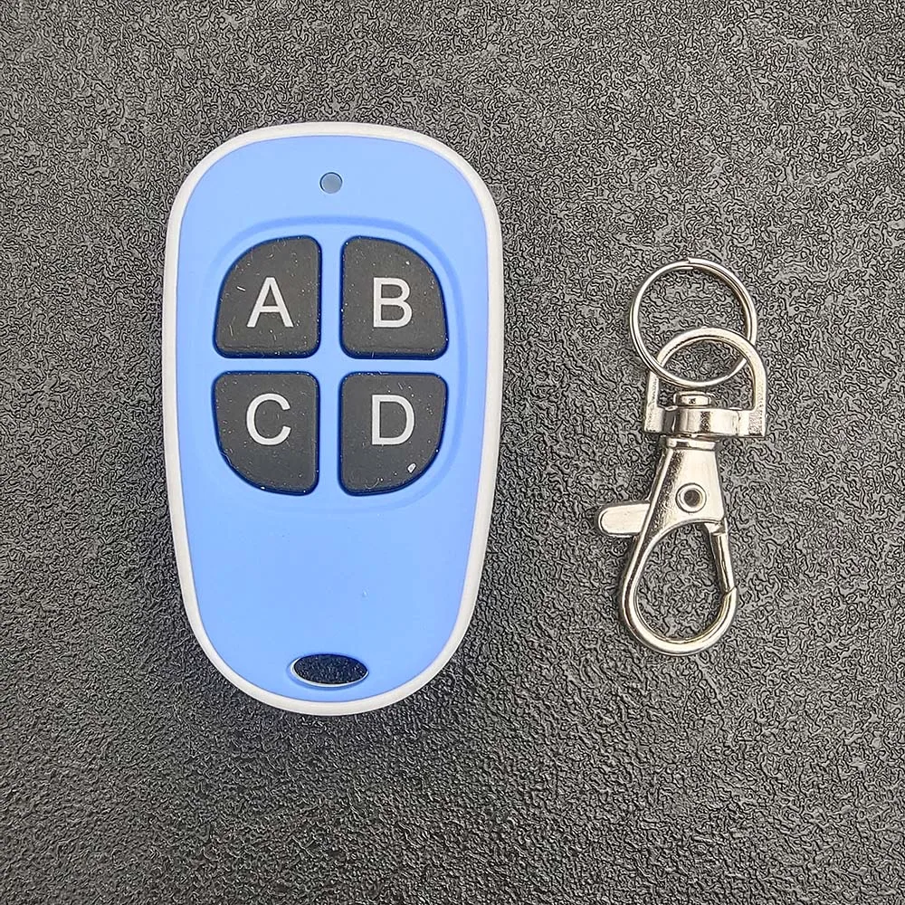 6 colors Hot Wireless 433Mhz Remote Control Copy Code Remote 4 Channel Electric Cloning Gate Garage Door Auto Keychain