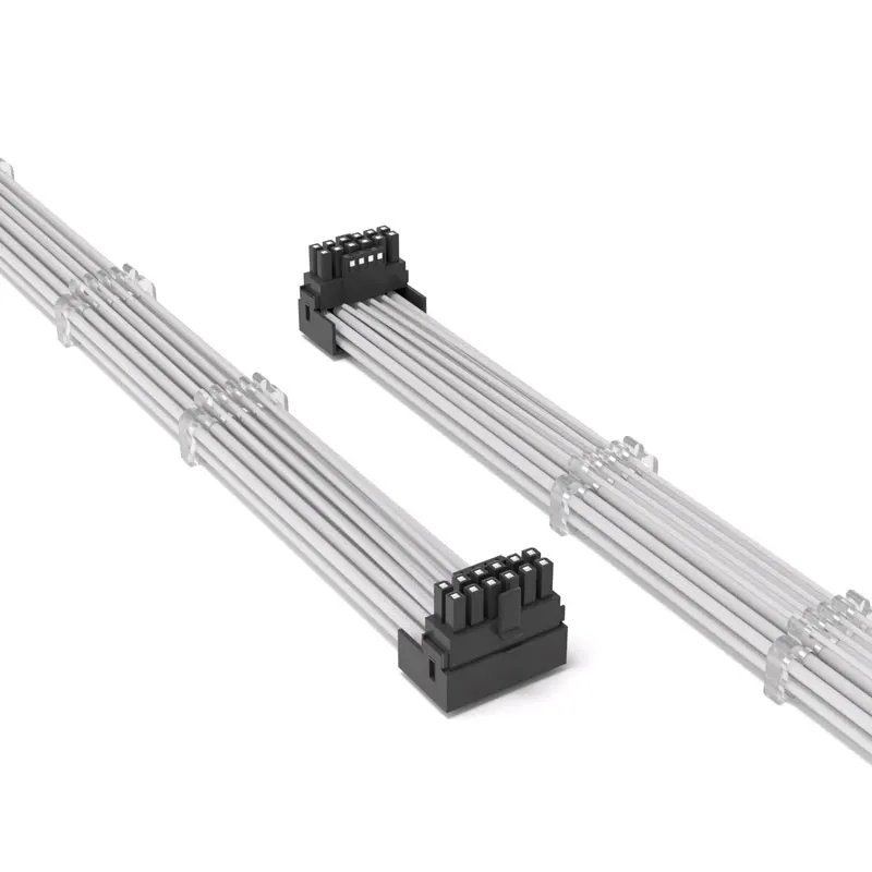 High-Performance 90-Degree 600W Extension Cable, 35cm, 12VHPWR Male to Female PCIE Adapter