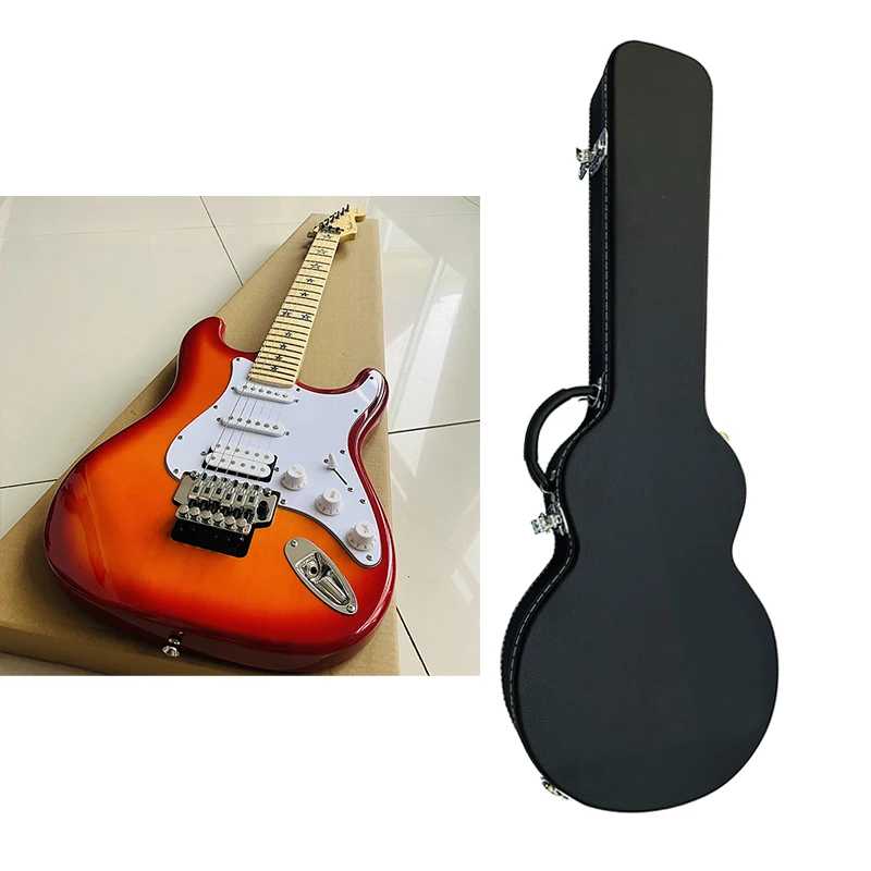 קלאסי גיטרה חשמלית אישית סנט, מערכת Vibrato, אבטחת איכות, כיתה מקצועית, משלוח מהיר.