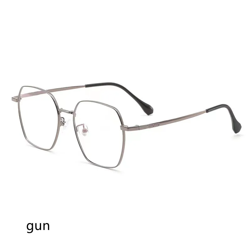 

51mm Fashion Polygonal Eyewear Ultra-light titanium alloy Retro Optical Prescription Eyeglasses Frame Men and Women 86295