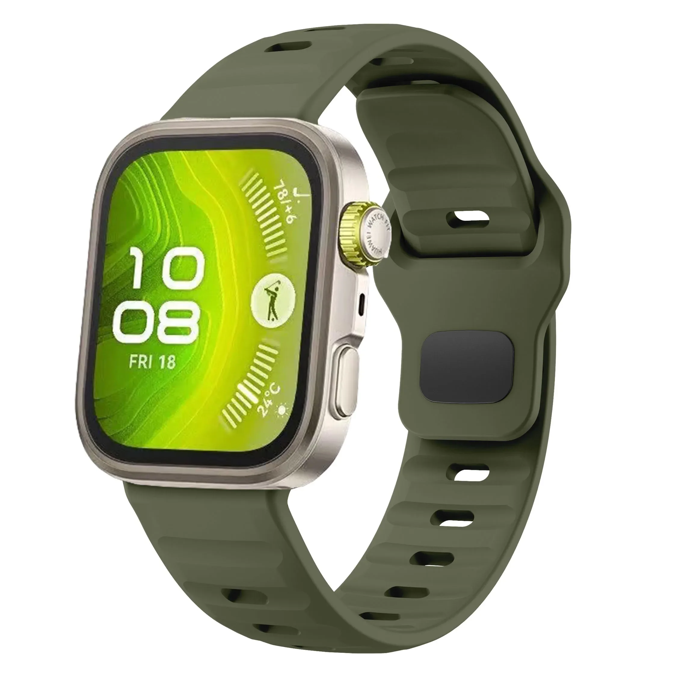 Silicone Sport Wristband Replacement Strap