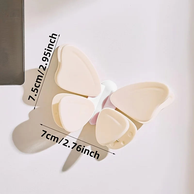 Magnetic Food Storage Clips - Cute Butterfly Design, Easy-to-Use for Kitchen & Fridge Organization, Multi-Purpose Sealing Clips