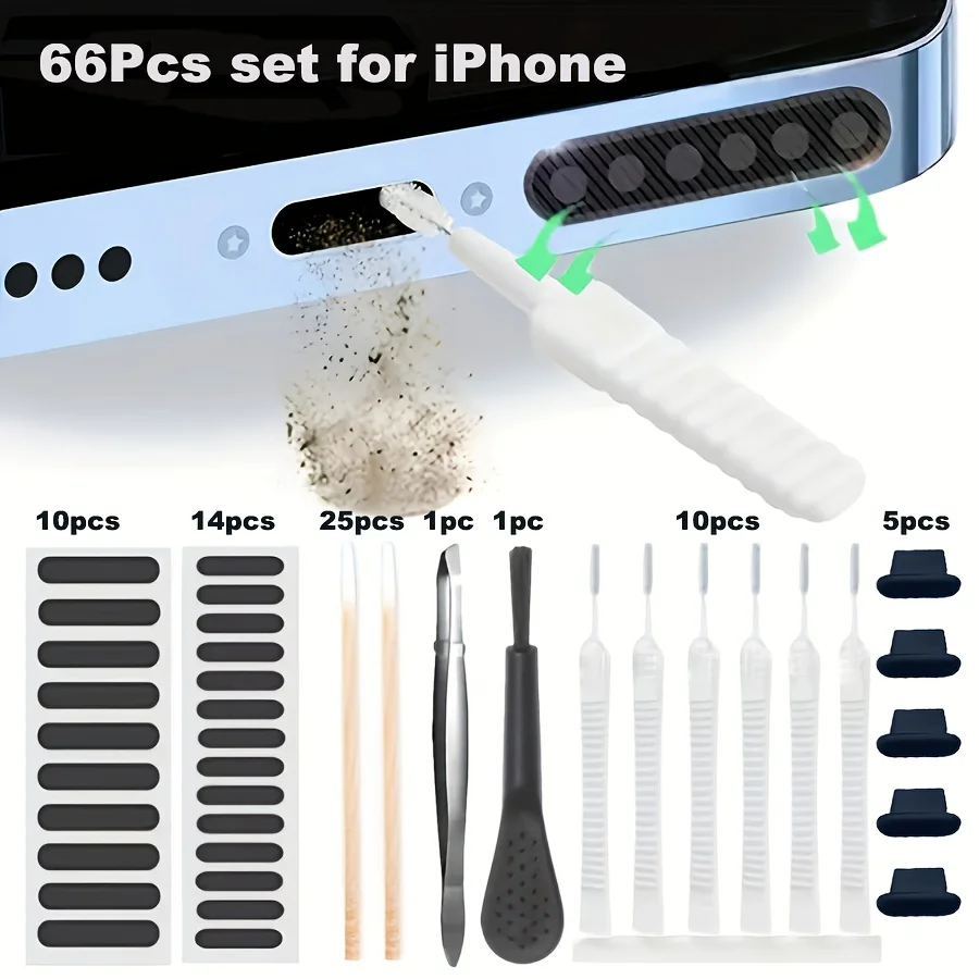 66Pcs set for iPhone