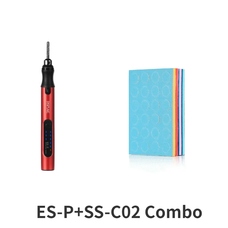Sanding Tool Set For Model Hobby DIY DSPIAE SS-C01-C02 Sponge Sandpaper Disc ES-P Combo Model sanding plate tool sanding sponge tool model tools model polishing tool model weathering tool