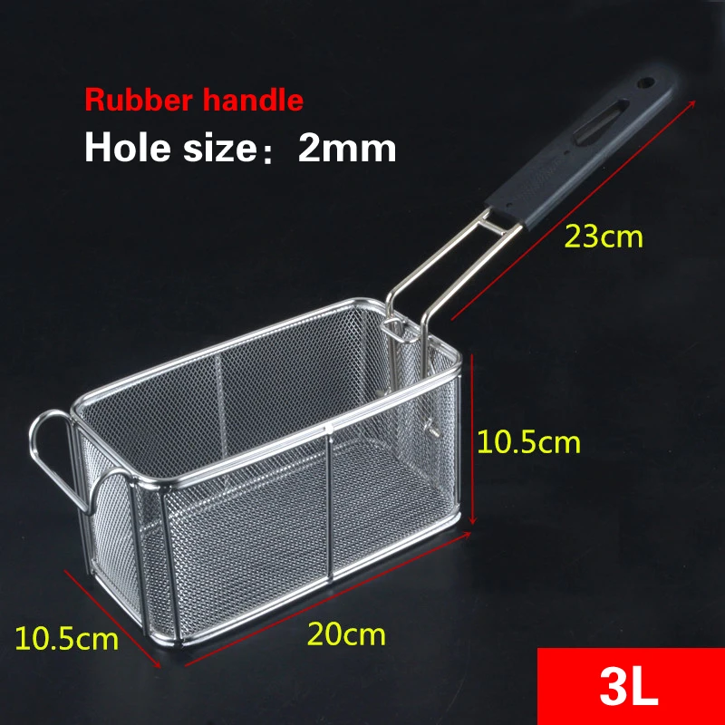 Set van 2 roestvrijstalen zeefmanden, frituurmand, roestvrijstalen pastamand, keukenzeef met handvat, veelzijdig voor pasta, friet, groenten (16 cm en 18 cm Set van 2 roestvrijstalen zeefmanden, frituurmand, roestvrijstalen pastamand, keukenzeef met handvat, veelzijdig voor pasta, friet, groenten (16 cm en 18 cm