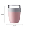 Creative Yogurt Cup Portable Lunch Cup Outdoors Travel Breakfast Cup Jar Yogurt Nut Keep Fresh Box 6