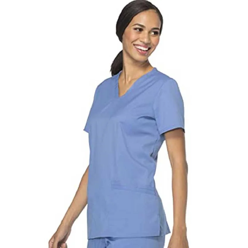 FREE SAMPLE Women Scrubs Top Workwear Medical Uniform Nursing Uniforms
