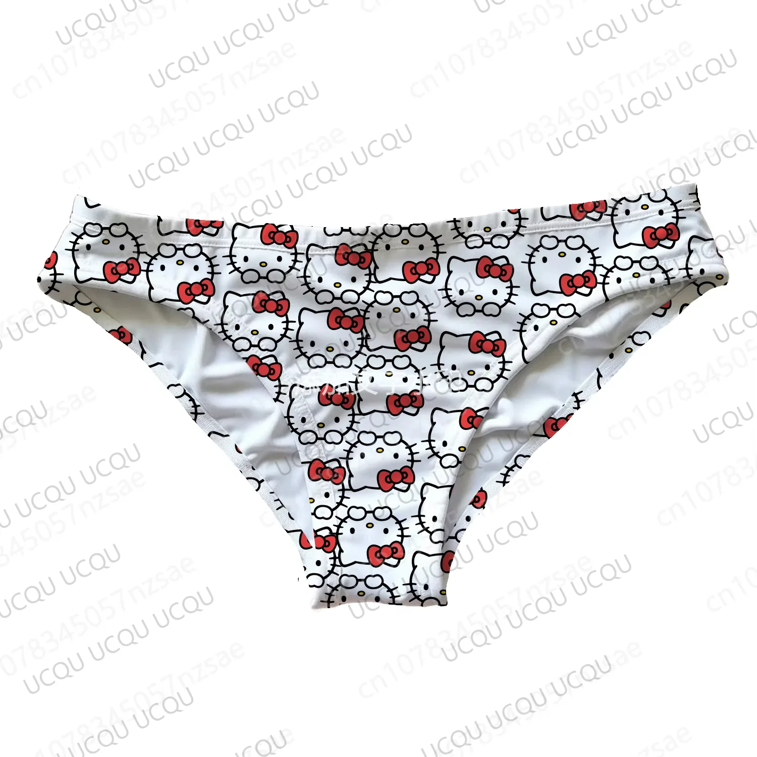 2025 Hot Sale Hello Kitty Kawaii Two Piece Set Couple Underwear Men Boxer Women Panty Oversized Suit Matching Outfits Cute
