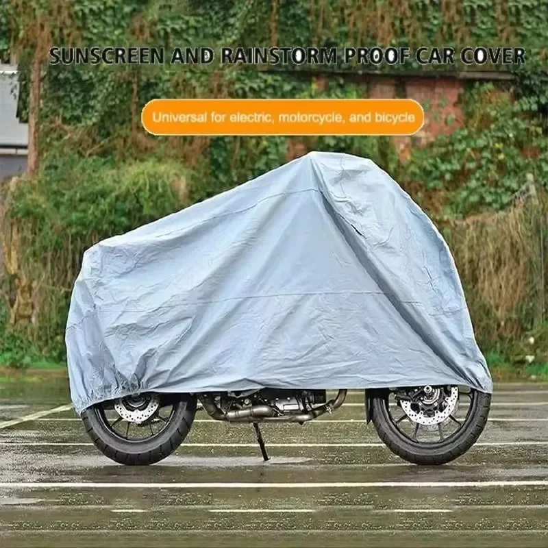 Motorcycle Outdoor Indoor Protective Cover Waterproof Bike Scooter Outdoor Rain Dust UV Proof Sun Protection Case For Motor W1D3