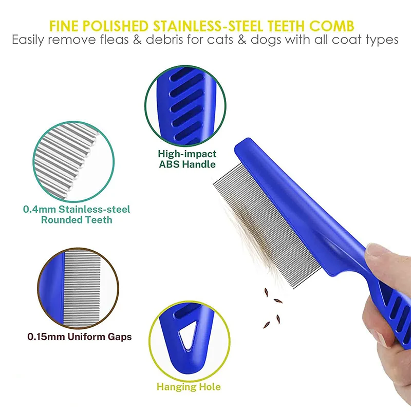 1Pc Rabbit Grooming Brush Small Pet Hair Remover Flea Comb Shampoo Bath Brush for Hamster Guinea Pig Rabbit Accessories 3