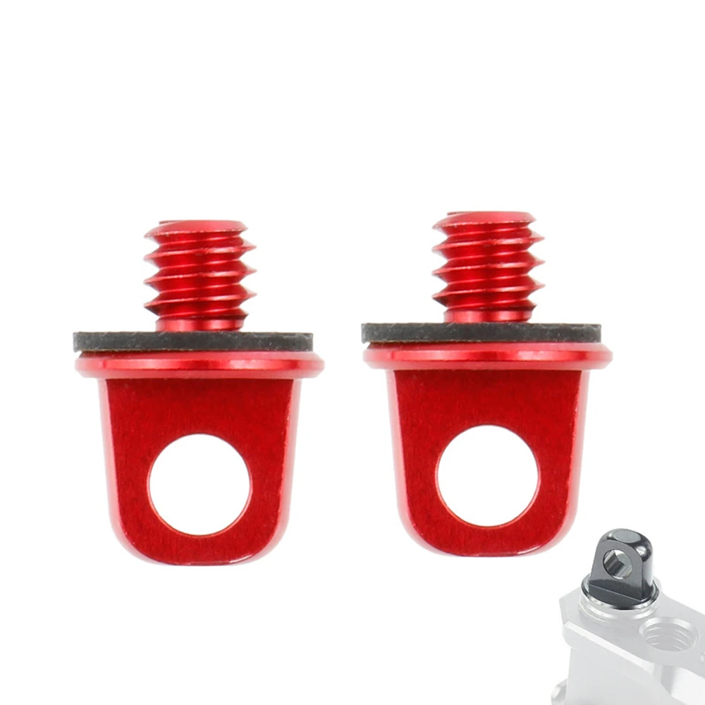 1/4" & 3/8" Aluminum Alloy Hanging Screw UNC 1/4-20 & 3/8-16 Thread Durable Lanyard Screw for Photography Sports Industrial Use