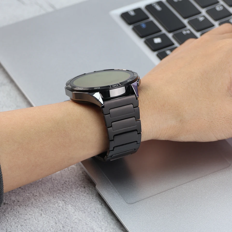 22mmチタン製ストラップ Huawei Watch GT6/GT6Pro/GT5/GT5Pro/GT4/GT3