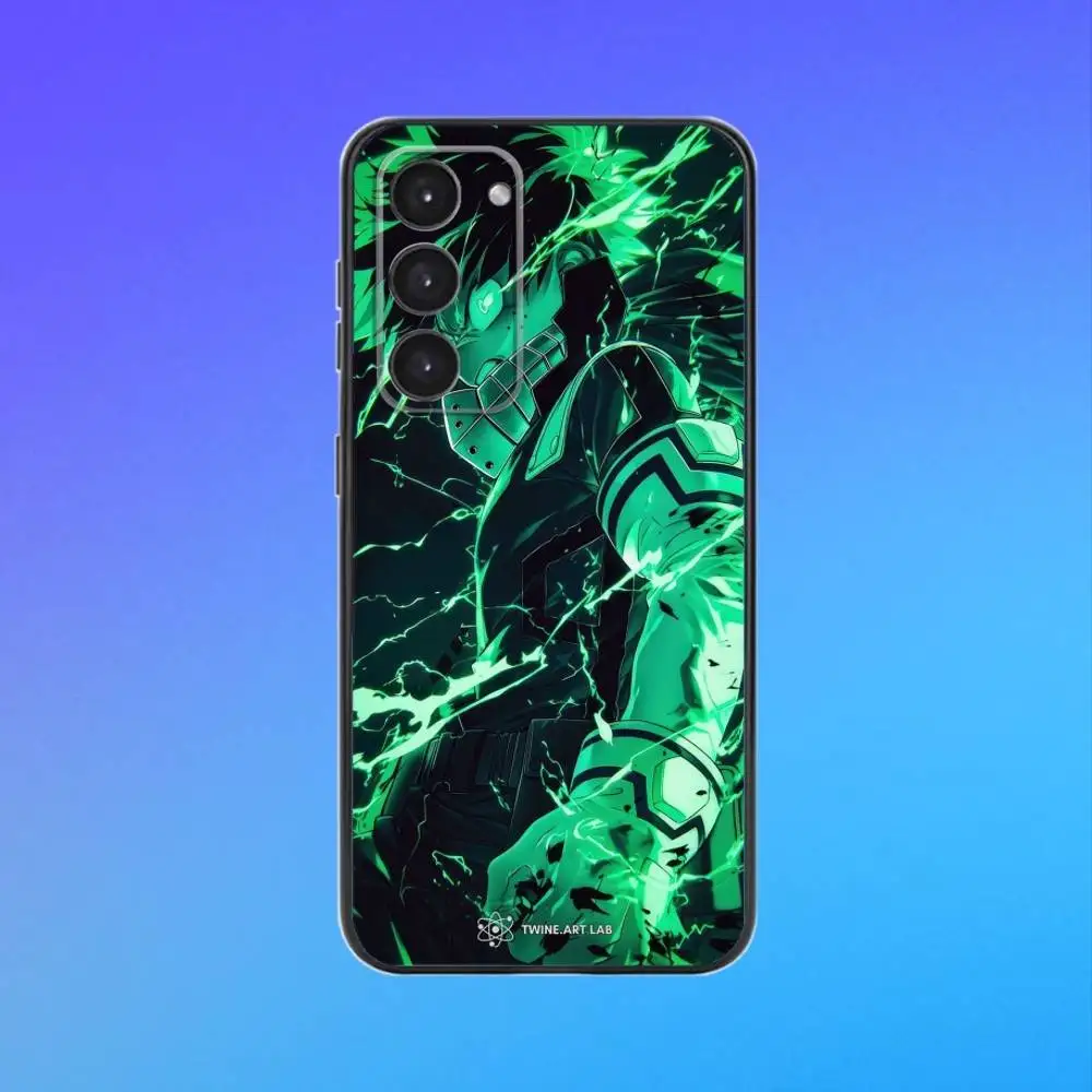 My Hero Lzuku Deku Soft Black Phone Case Cover