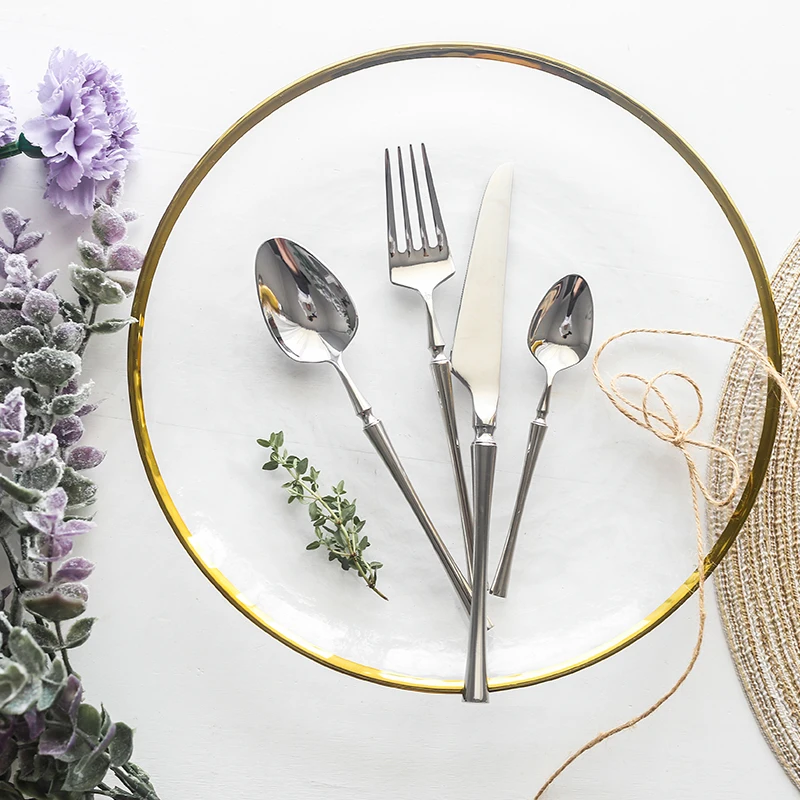 304 Stainless Steel Cutlery Set Dinner Knife Dessert Fork Spoon cutlery set,western style cutlery set,stainless steel cutlery set