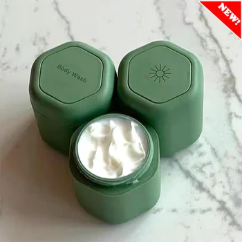 Eco-Friendly Sage Green Cosmetic Organizer with Secure Stacking Design (BPA-Free) | Magnetic 3-Piece Skincare Containers Set 1
