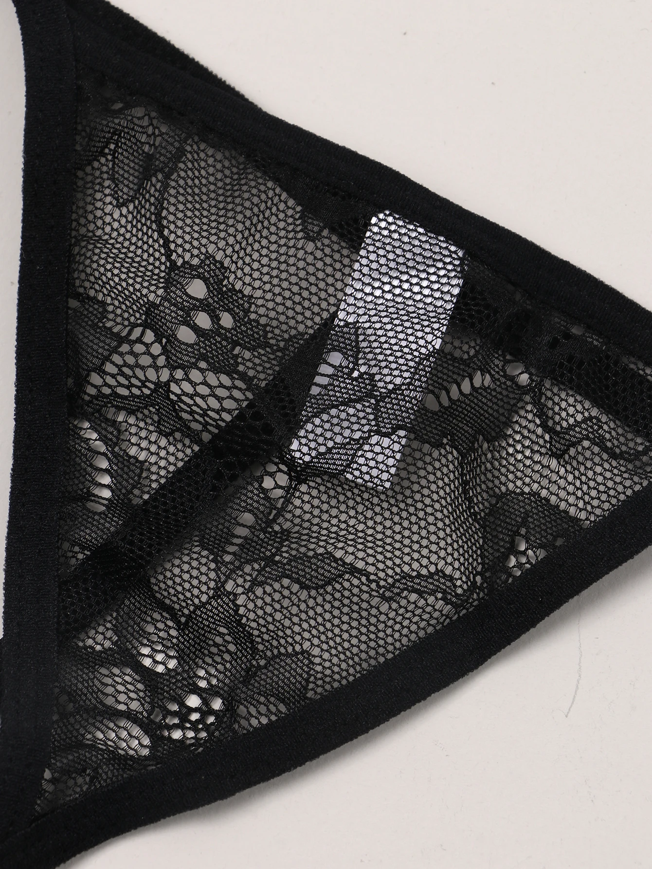 Varsbaby Women's Micro Thongs Set 4pcs Very Low Rise T-back G-string Lace Panty Underwear Thin String