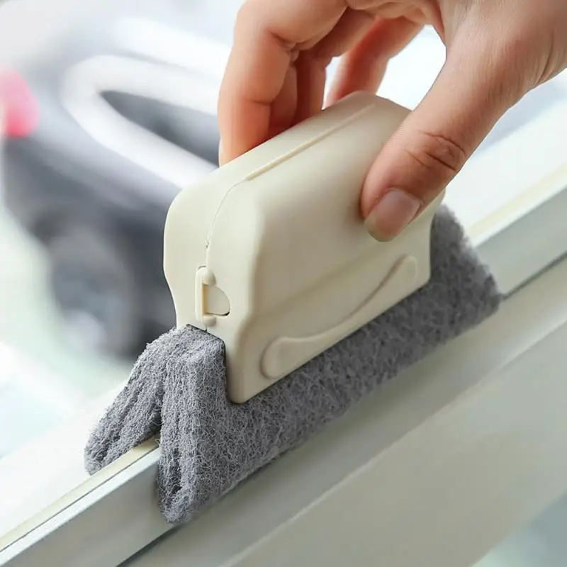 WLLHYF Window Track Cleaning Brush Window Groove Cleaner Sliding Doors Cleaning  Tools Hand-Held Window Seal Cleaning Scouring Pad Crevice Cleaning Cloth  for All Corners and Gaps - Yahoo Shopping