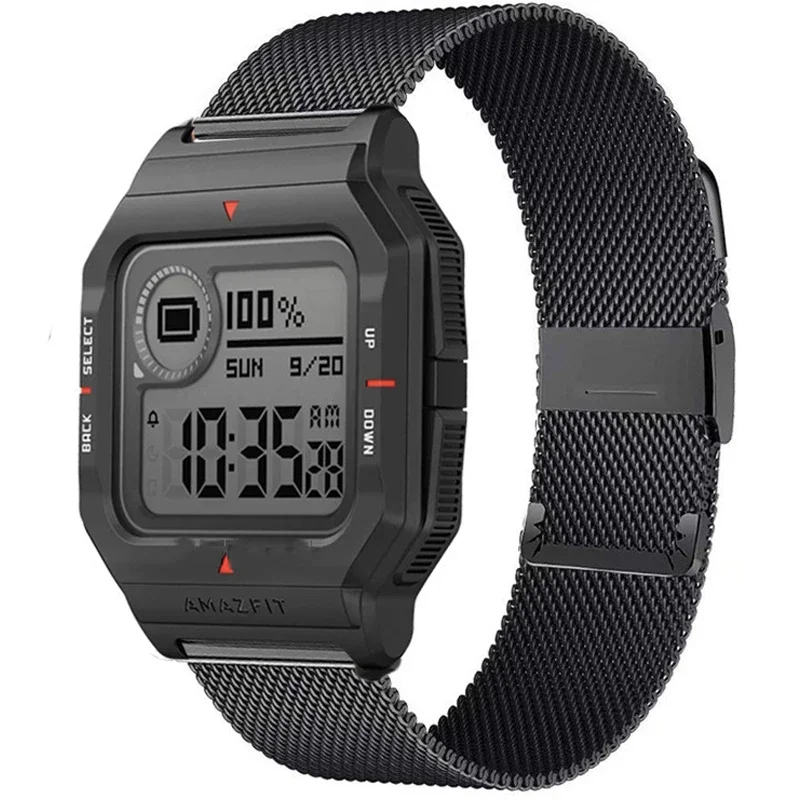 

Stainless Steel Straps For Xiaomi Huami Amazfit Neo/Bip S U Pro/GTS 2 Mini Smart Watch Replace 20MM Metal Band For Haylou LS02