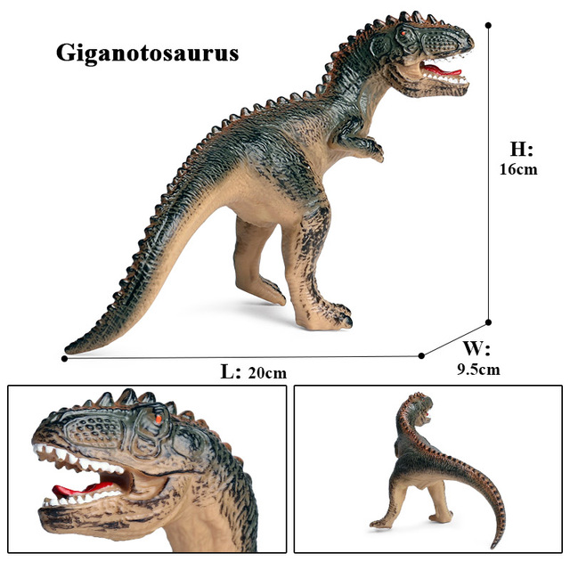 Soft Jurassic Carnivorous Triceratops Stegosauridae T-rex Dinosaur Toy Action Figures Collection Animals Model Kids Gift