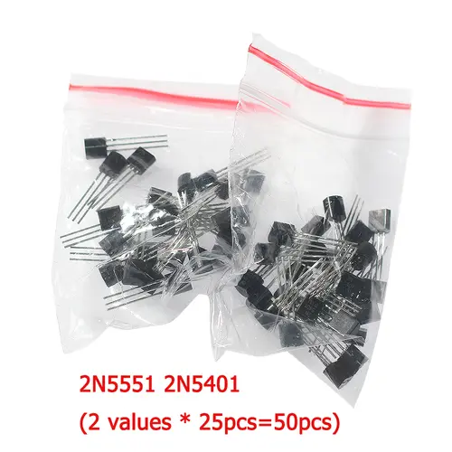 50-900PCS Transistors kit NPN PNP S8050 S8550 S9012 2N3904 2N3906 C1815 A1015 MJE13001 BC327 BC337 BC517 BC547 BC548 BC549 BC558 - Image 9