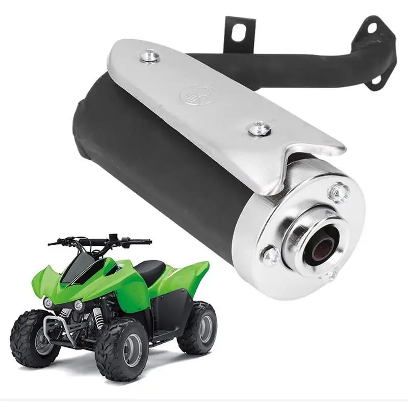 

Выхлопная труба для скутера, металлический глушитель выхлопной трубы для мотоцикла, модель выхлопной трубы для квадроцикла 43cc 49cc, мини-квадроцикла, карманных велосипедов