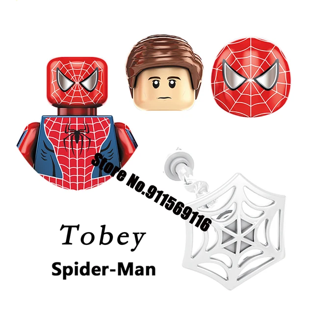 Brand DISNEY Green Goblin Mysterio Doctor Octopus Building Blocks Doctor Strange Sandman Electro Action Figure Kid Toy Bricks M-KF1641